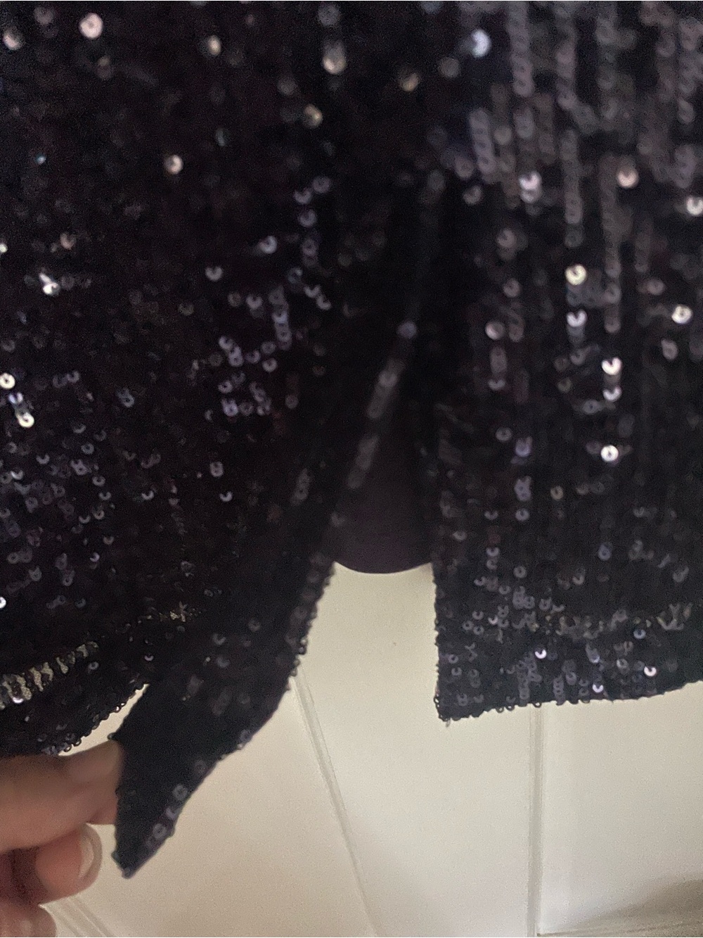 Eliza J NWT 40% off retail! Navy Ombre Sequin V-Neck Sheath Dress Size 16 - Picture 8 of 11